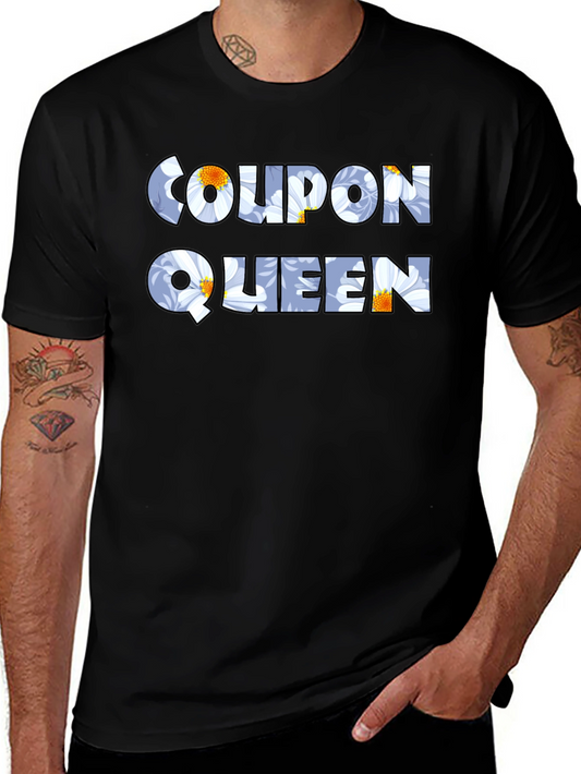 Coupon Queen Floral Graphic T-Shirt