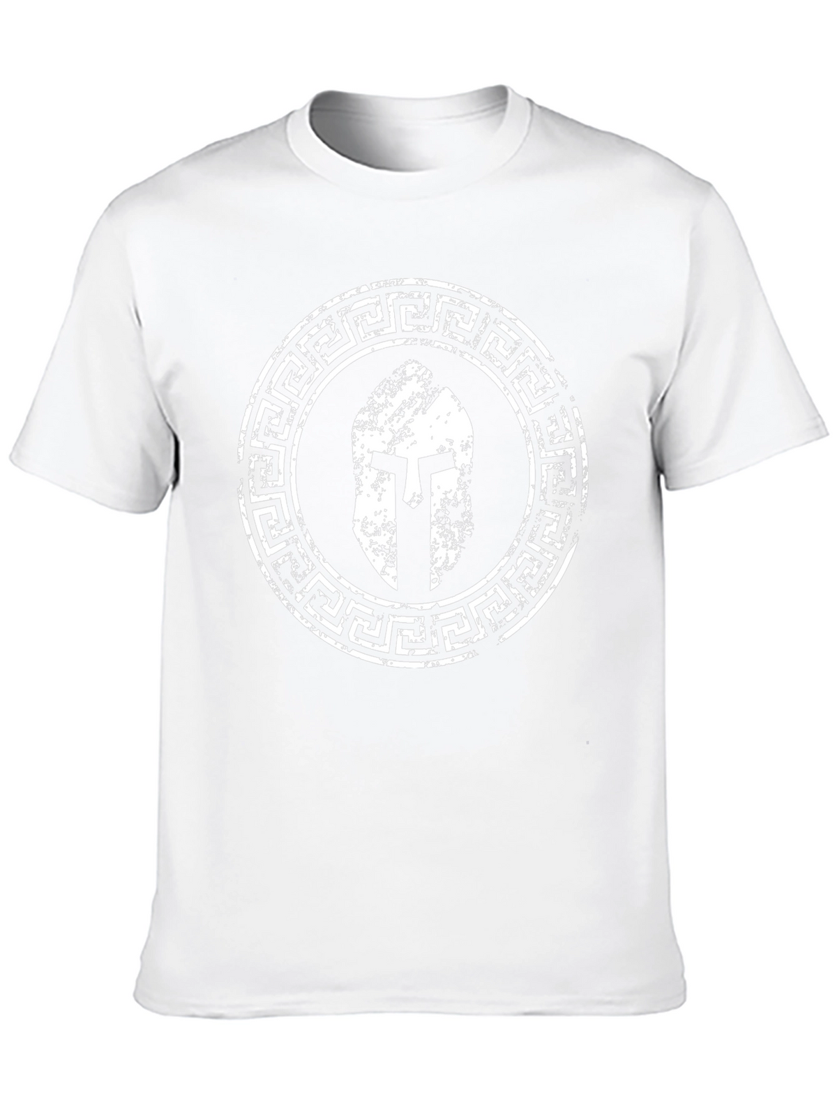 Spartan Helmet Graphic T-Shirt - Black