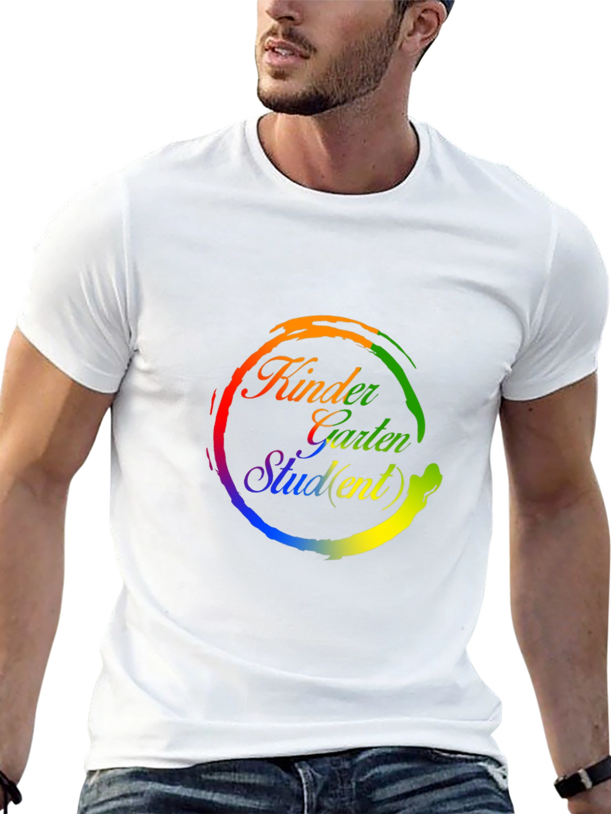 Rainbow Kindergarten Student T-Shirt