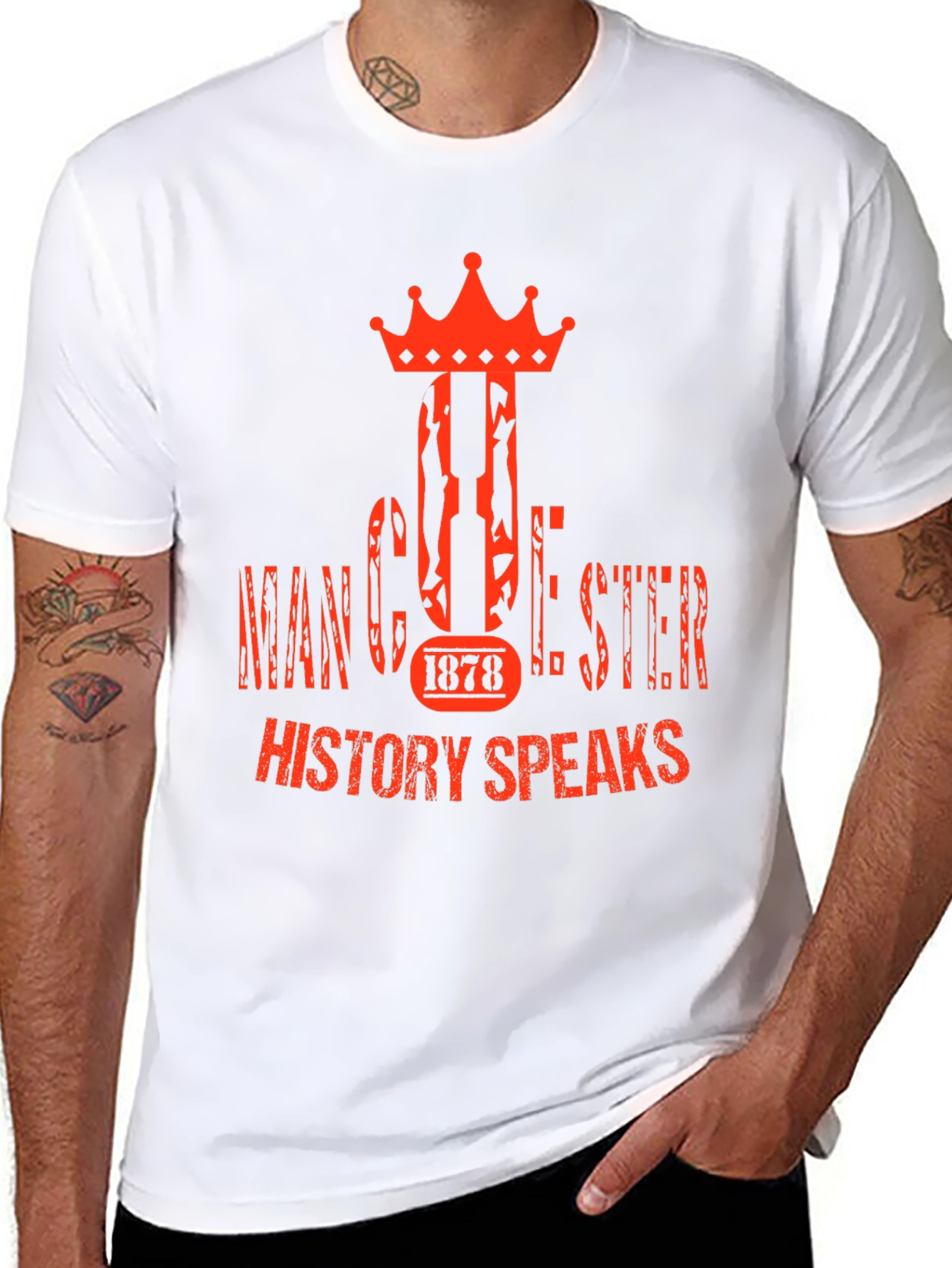 Manchester History Speaks Graphic Tee