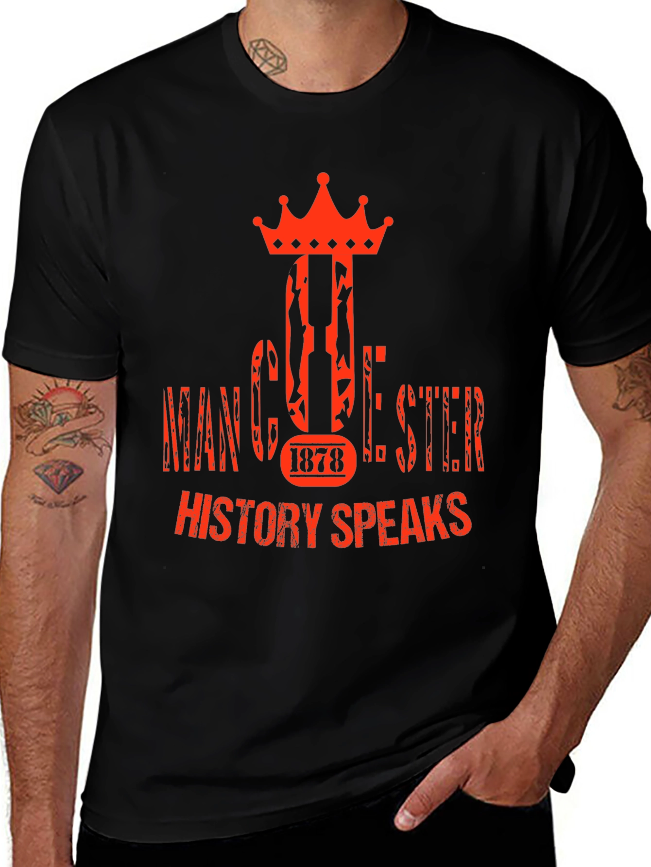 Manchester History Speaks Graphic Tee