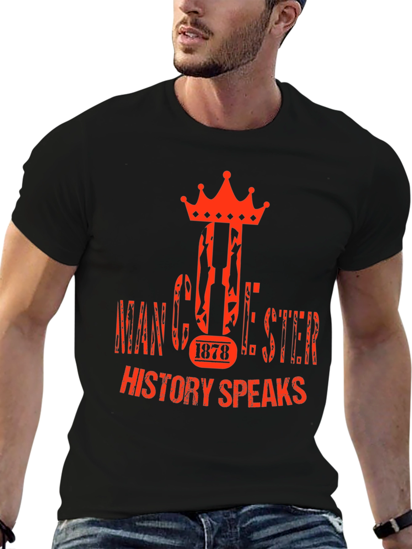 Manchester History Speaks Graphic Tee