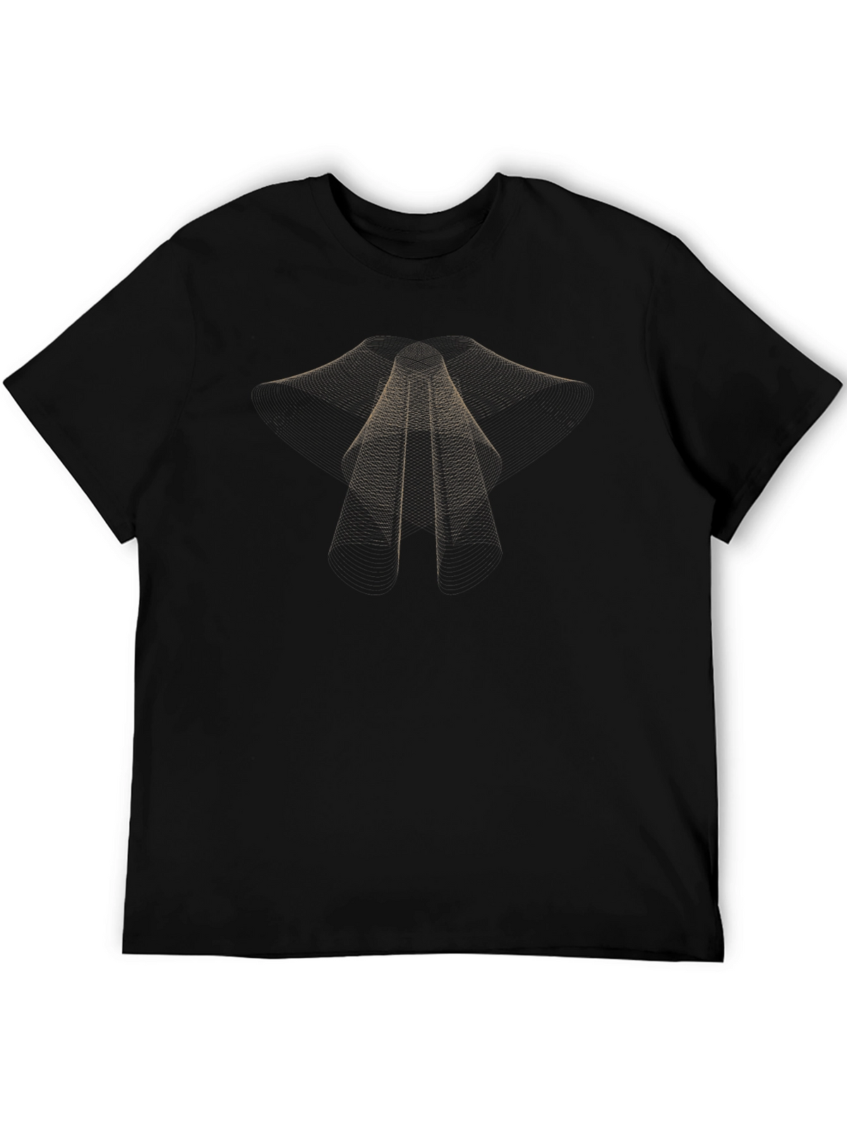 Geometric Graphic Black T-Shirt