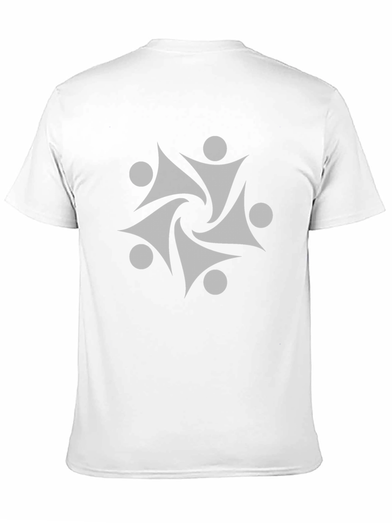 Geometric Graphic Print Tee - Modern Style