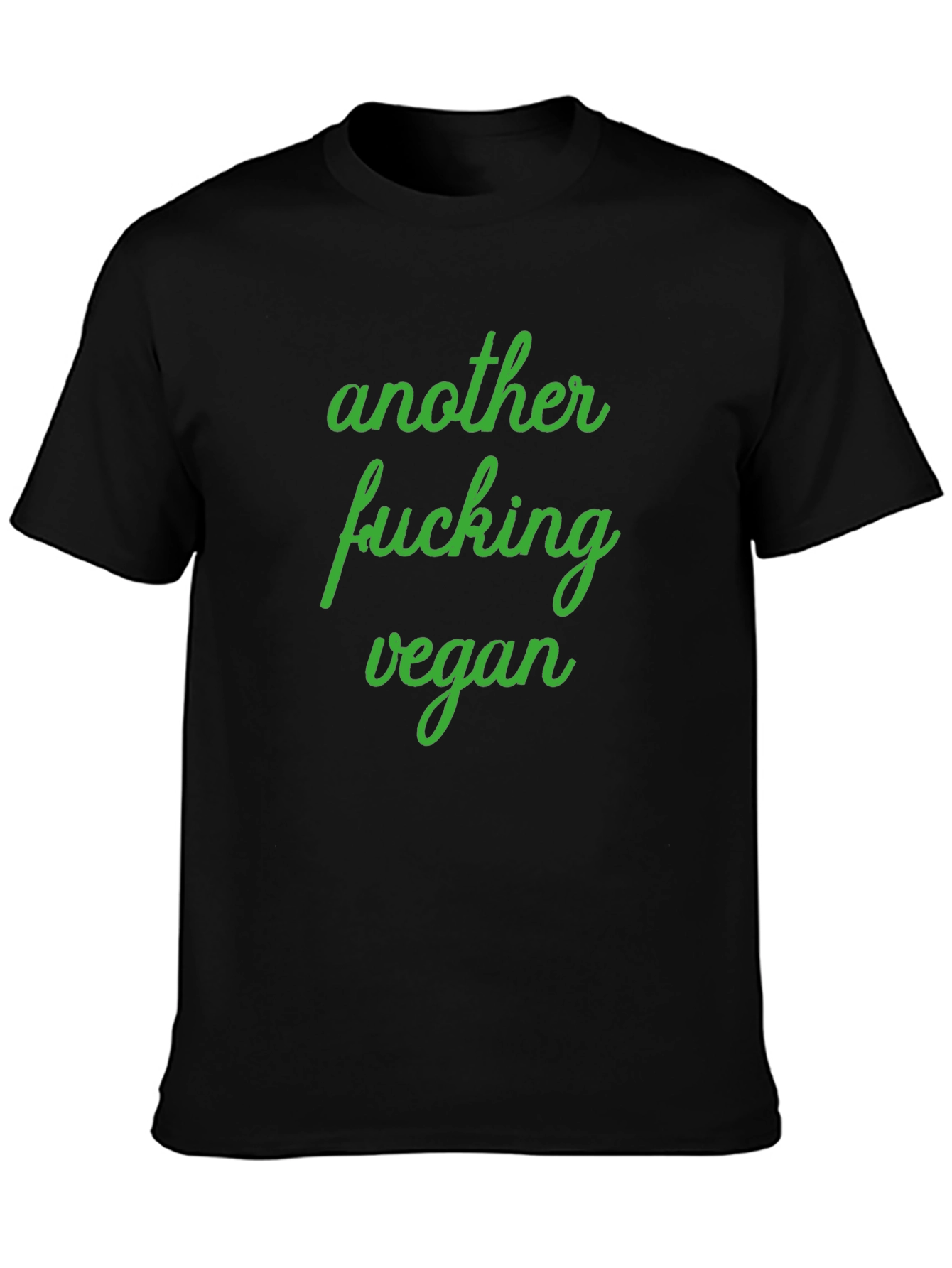 Another Fucking Vegan T-Shirt - Black