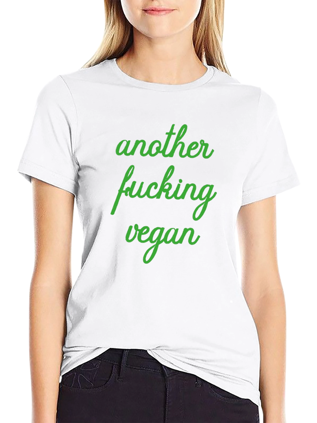 Another Fucking Vegan T-Shirt - Black