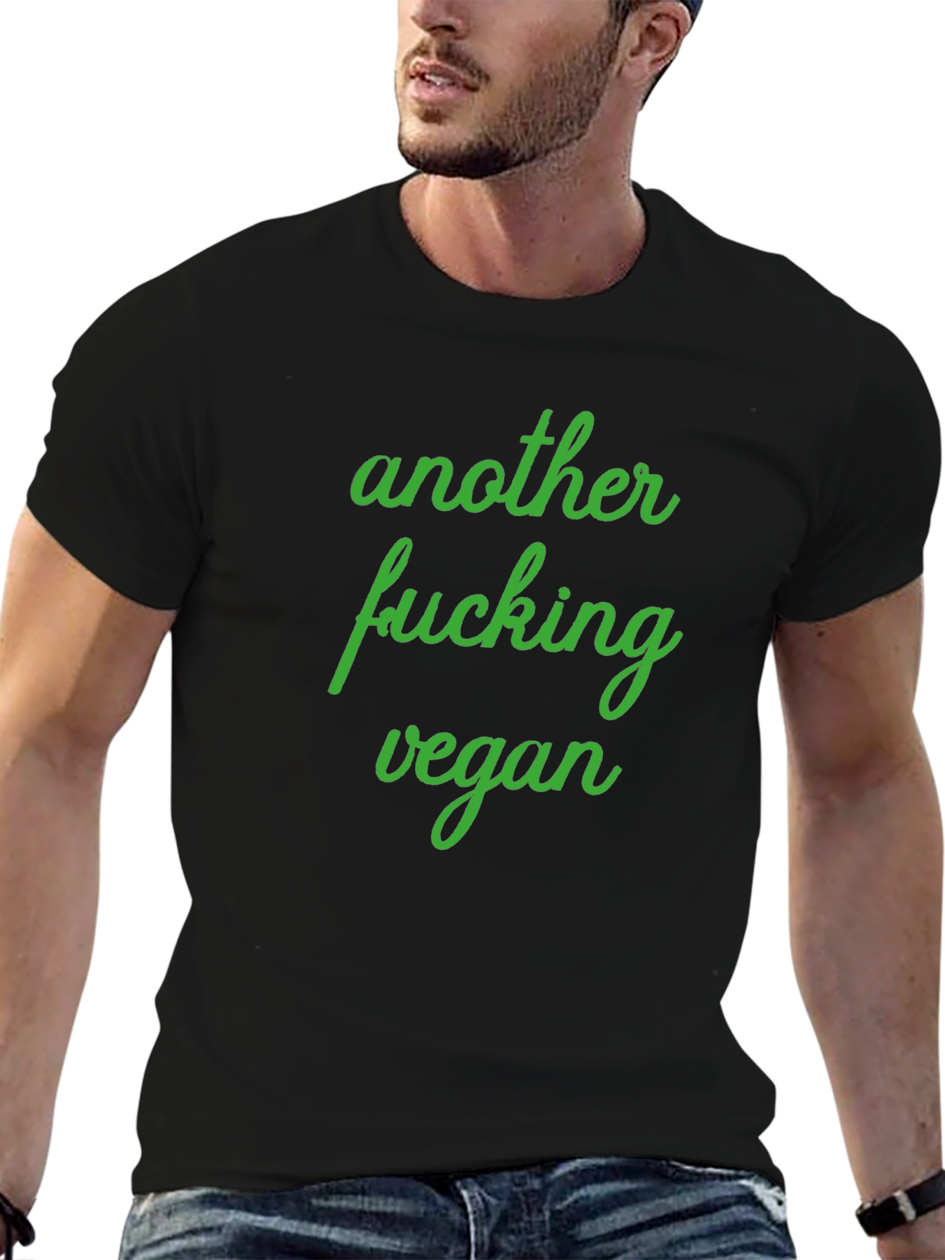 Another Fucking Vegan T-Shirt - Black