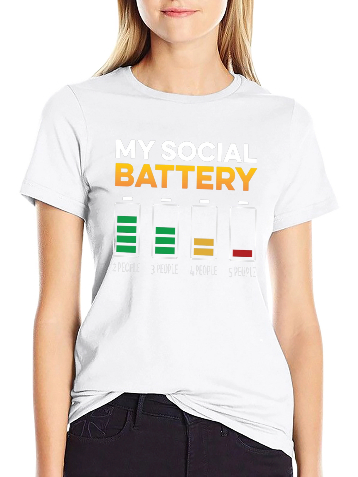 My Social Battery T-Shirt - Introvert Humor