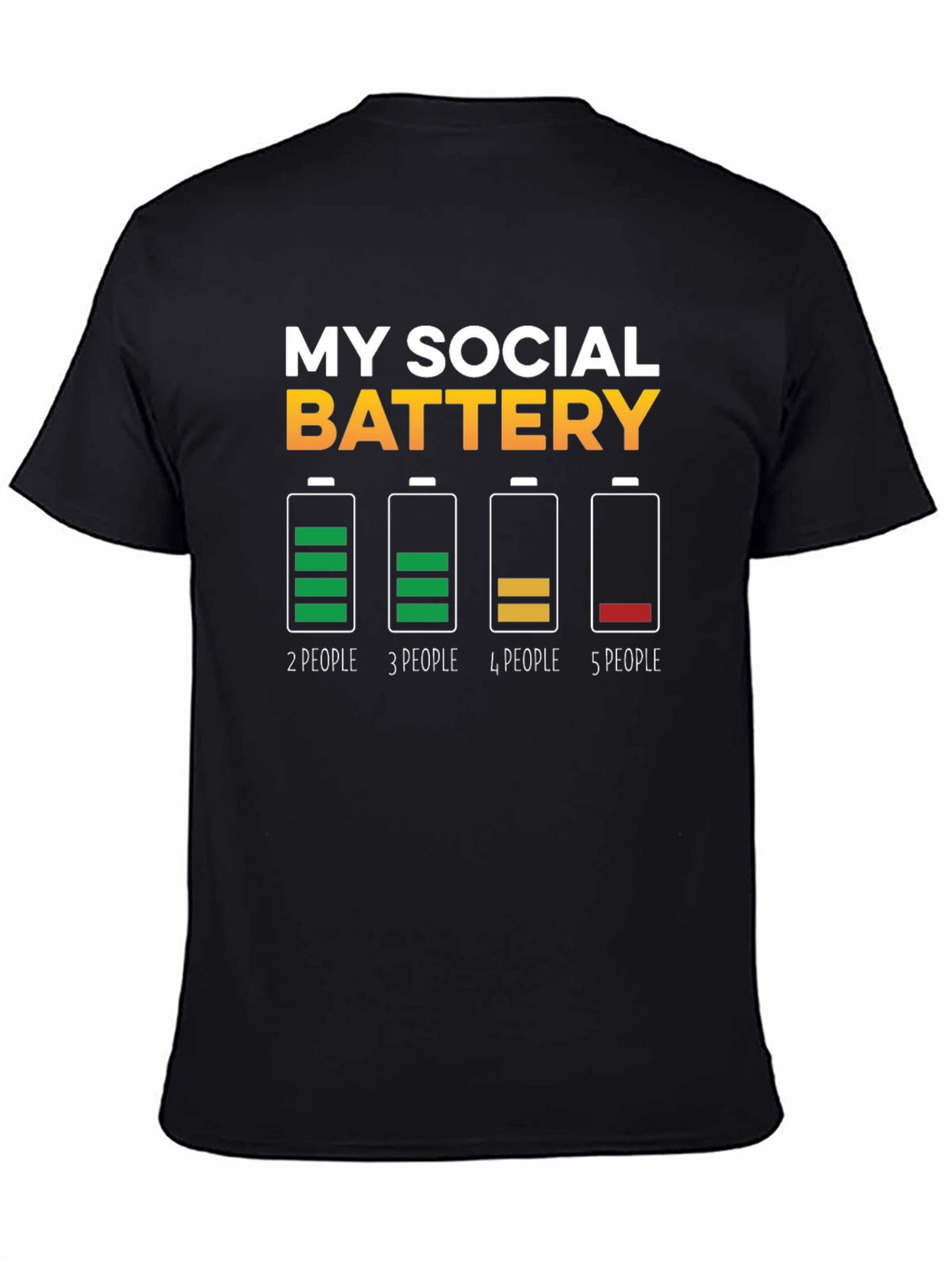 My Social Battery T-Shirt - Introvert Humor