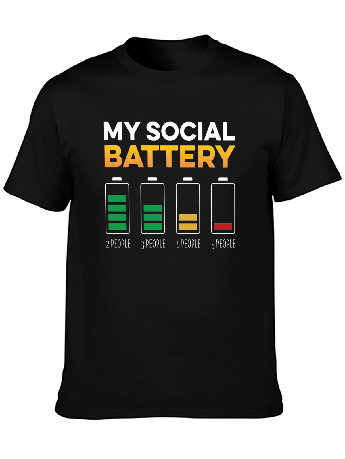 My Social Battery T-Shirt - Introvert Humor