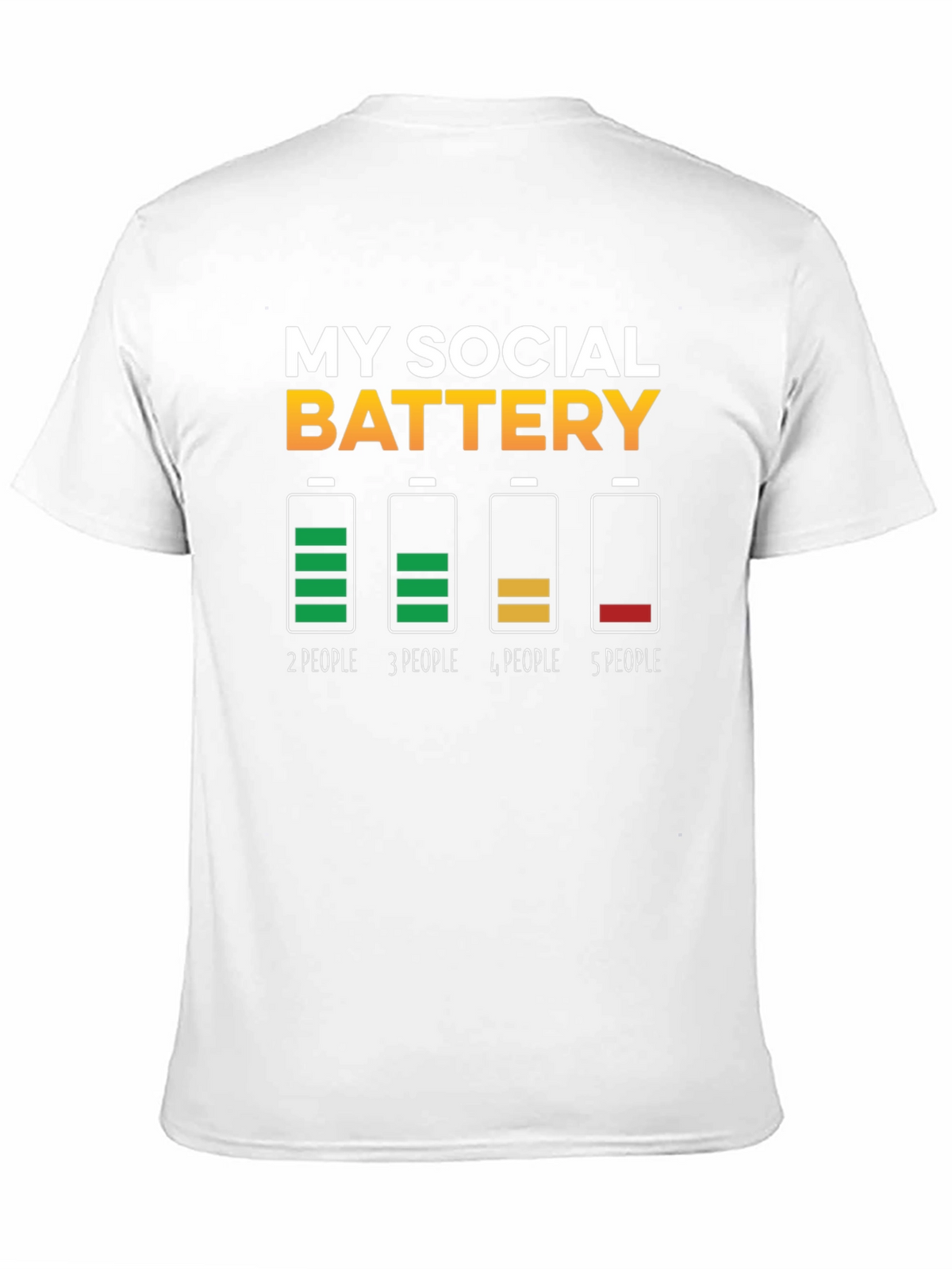 My Social Battery T-Shirt - Introvert Humor