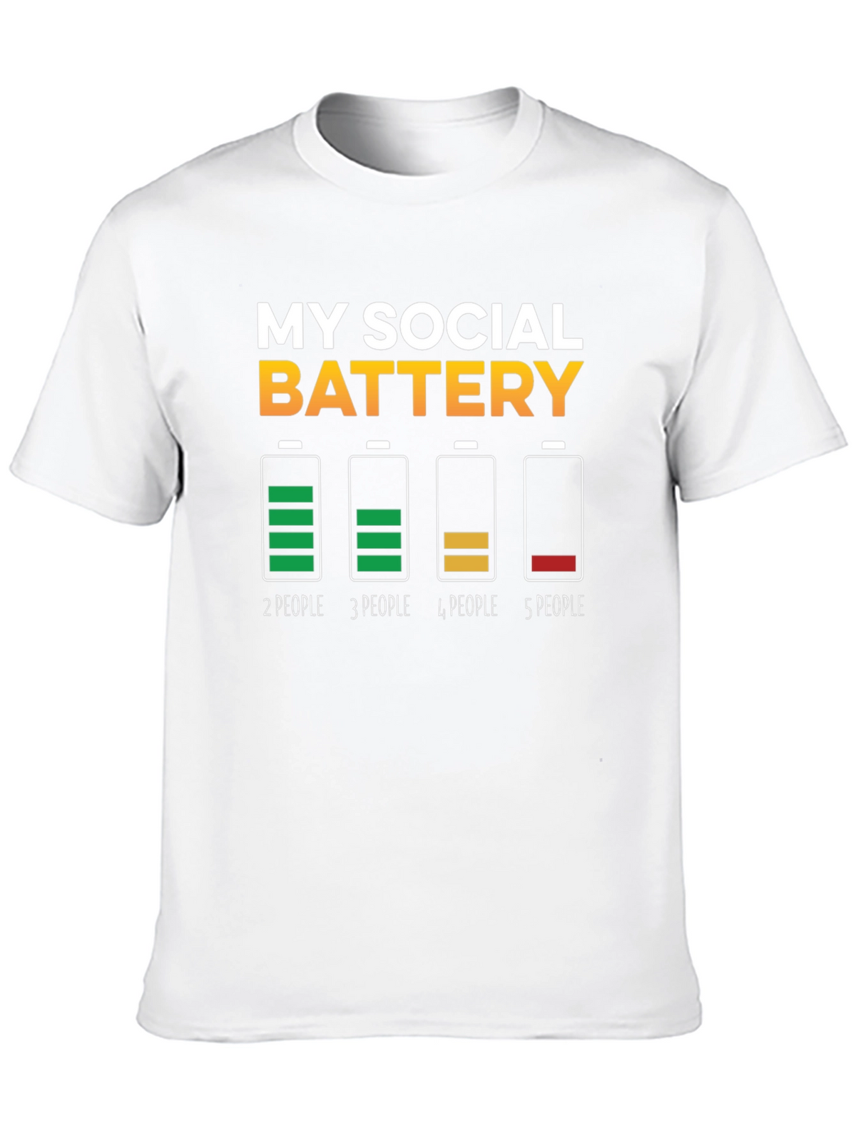 My Social Battery T-Shirt - Introvert Humor