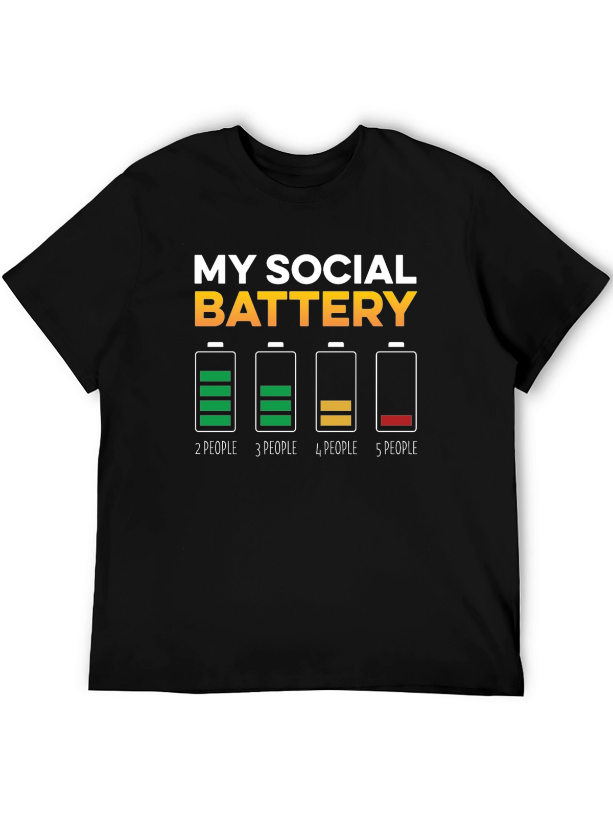 My Social Battery T-Shirt - Introvert Humor