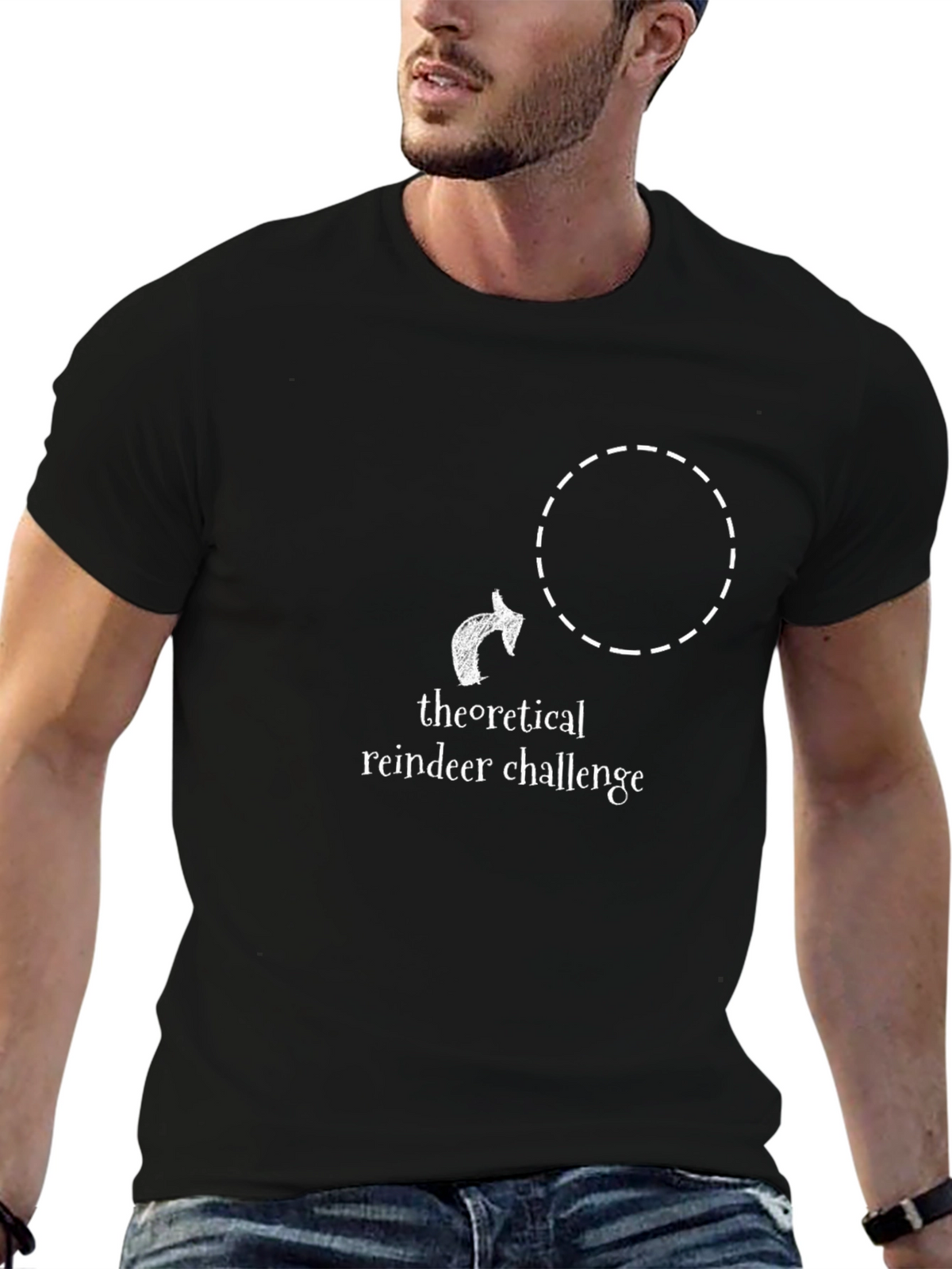 Theoretical Reindeer Challenge Graphic Tee