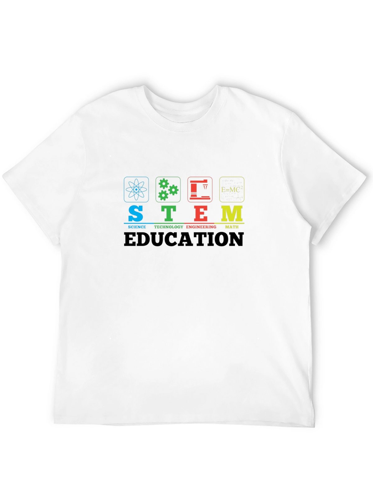 STEM Education Graphic Print T-Shirt