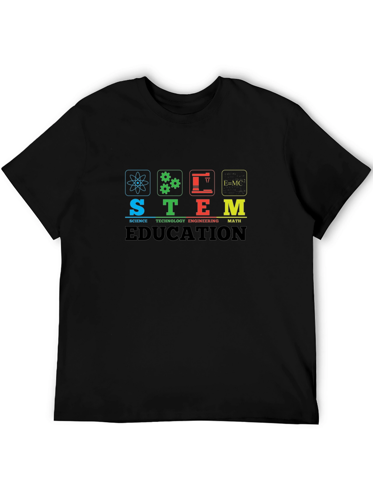 STEM Education Graphic Print T-Shirt