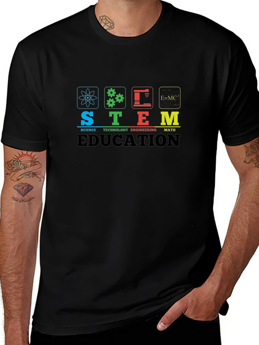 STEM Education Graphic Print T-Shirt