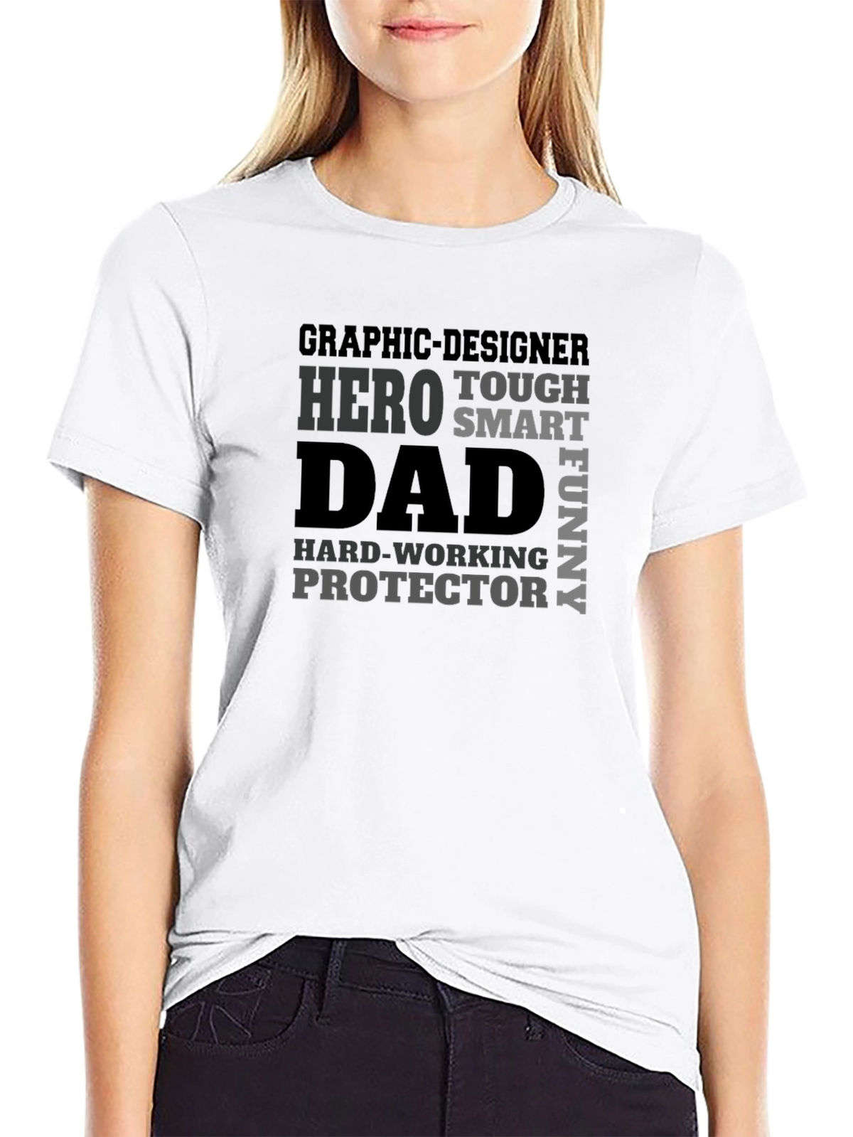 Graphic Designer Dad Hero T-Shirt