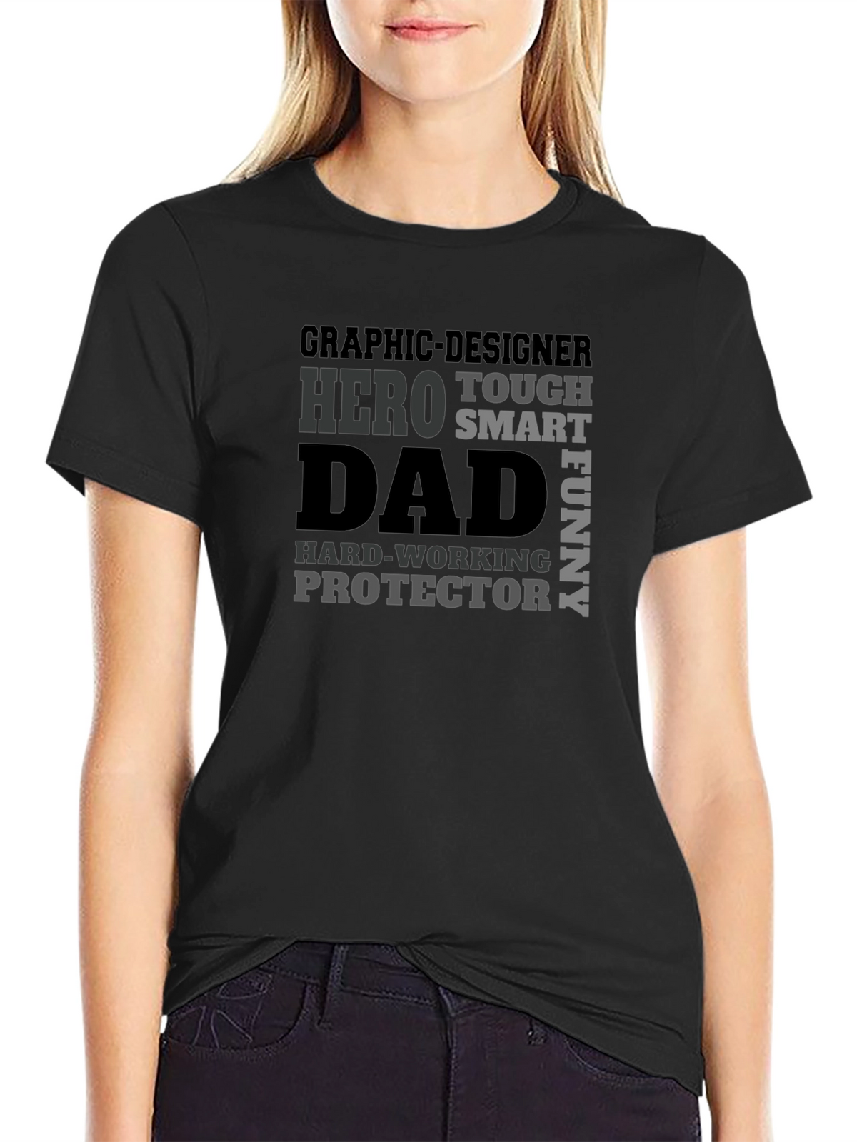 Graphic Designer Dad Hero T-Shirt