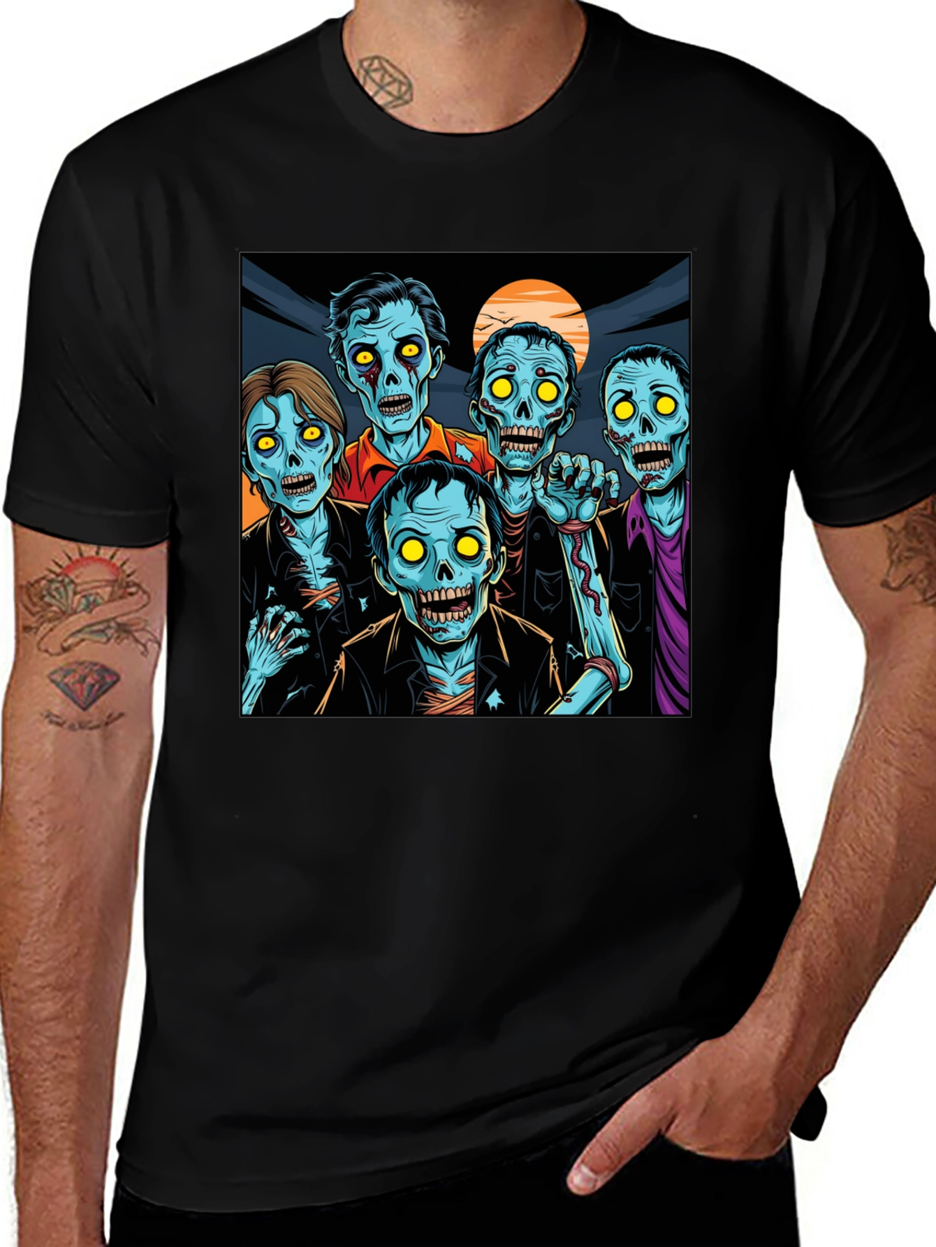 Zombie Squad Graphic Tee - Black T-Shirt