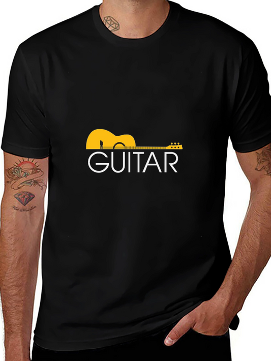 Guitar Graphic T-Shirt - Classic Music Tee