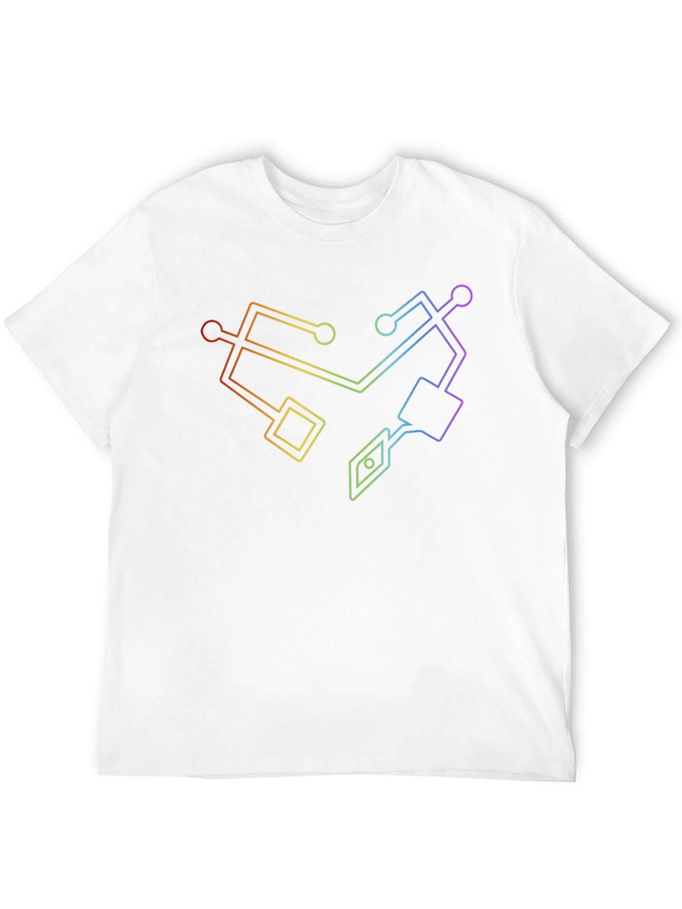 She-Ra Symbol Black T-Shirt - Rainbow Pride Graphic