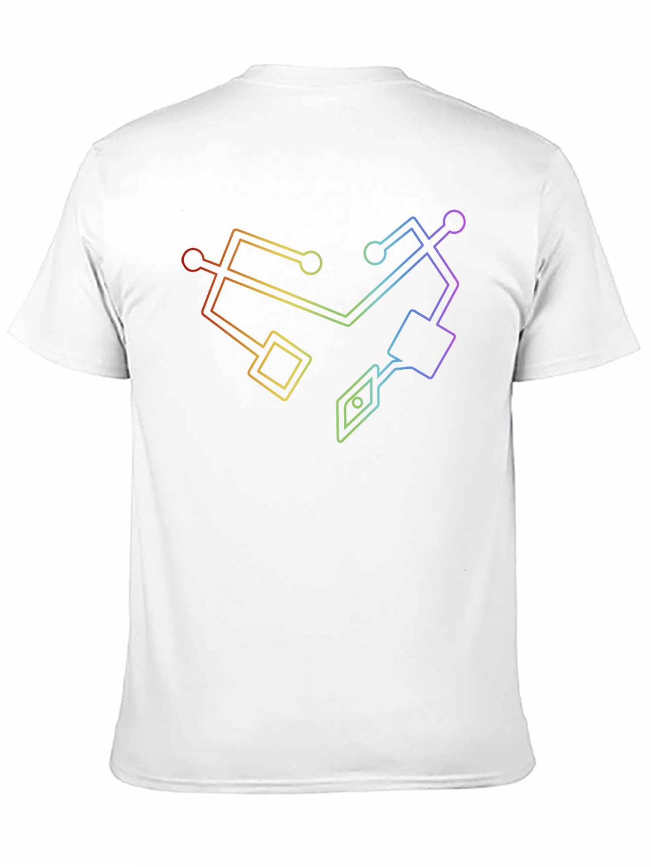 She-Ra Symbol Black T-Shirt - Rainbow Pride Graphic