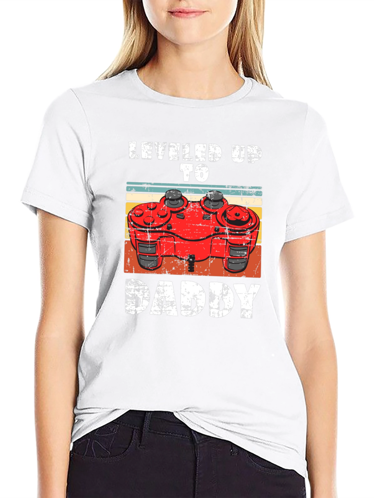 Leveled Up To Daddy Gamer T-Shirt