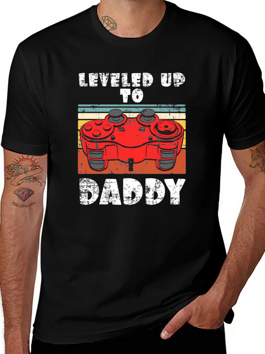Leveled Up To Daddy Gamer T-Shirt