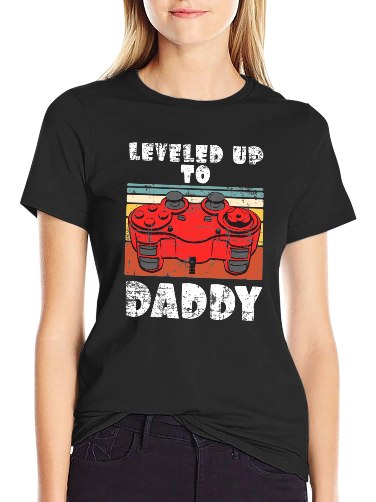 Leveled Up To Daddy Gamer T-Shirt
