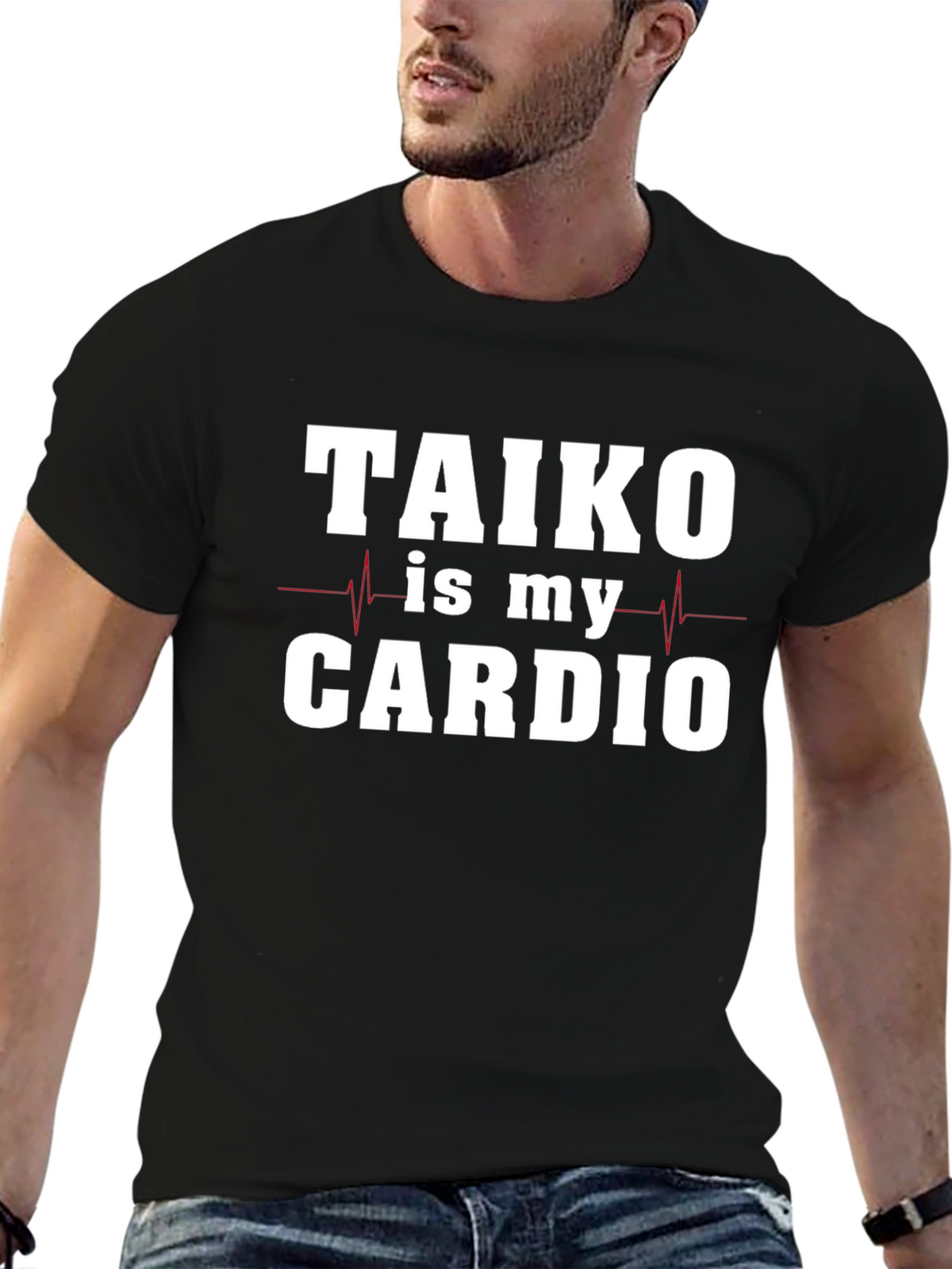 Taiko is My Cardio Black T-Shirt