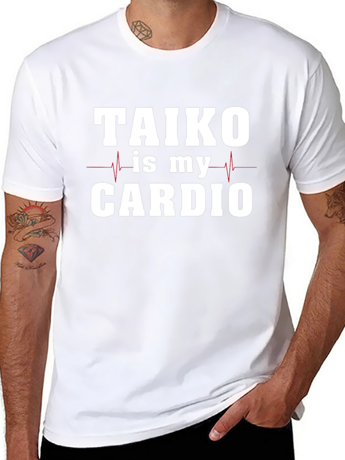 Taiko is My Cardio Black T-Shirt