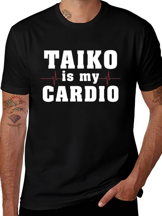 Taiko is My Cardio Black T-Shirt