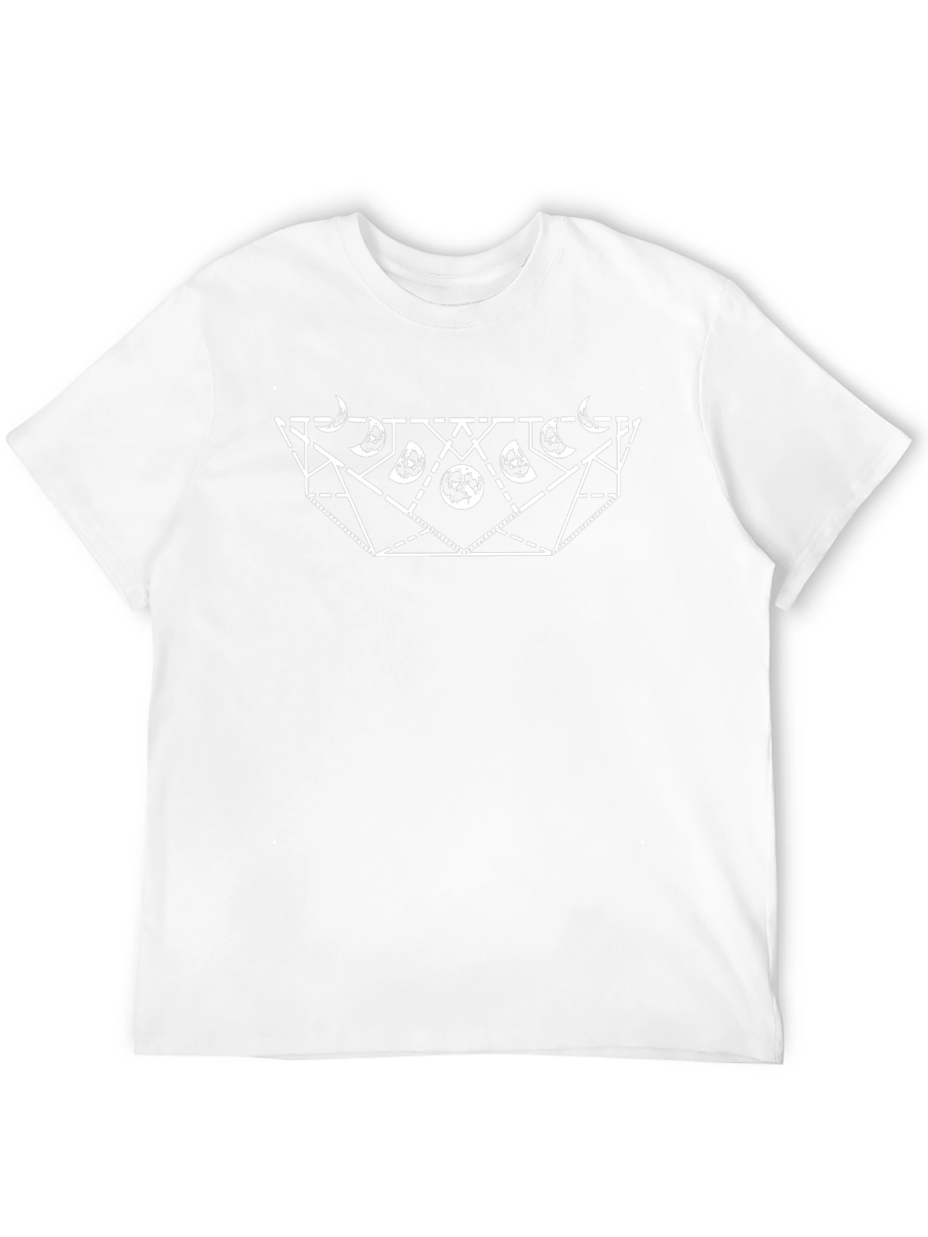 Geometric Moon Phases Graphic Tee