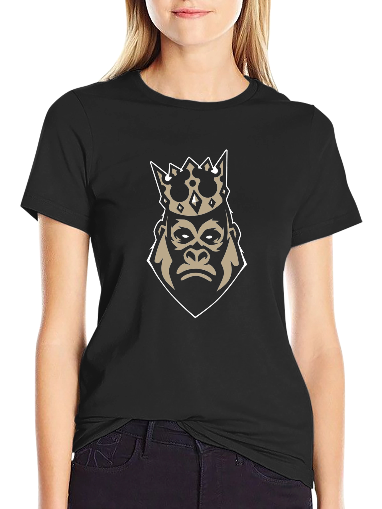 King Kong Graphic T-Shirt - Black Cotton Tee