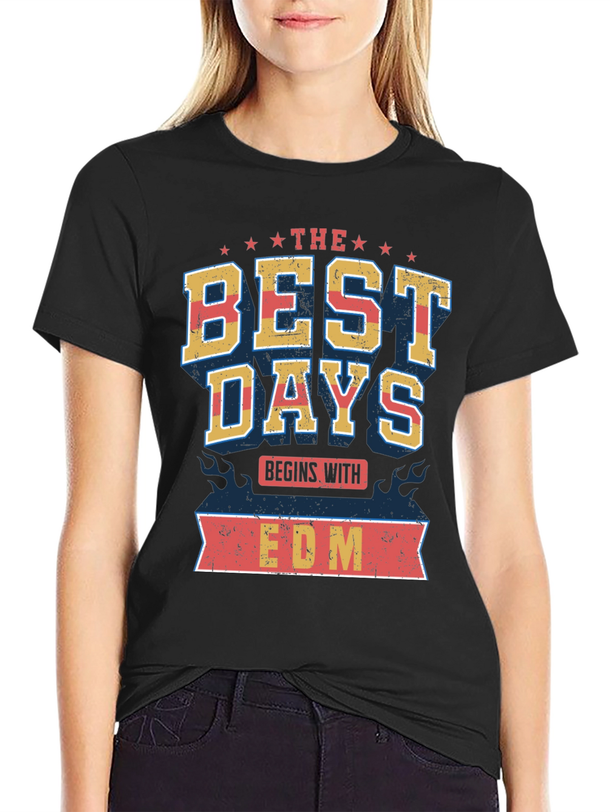 The Best Days Begin with EDM T-Shirt