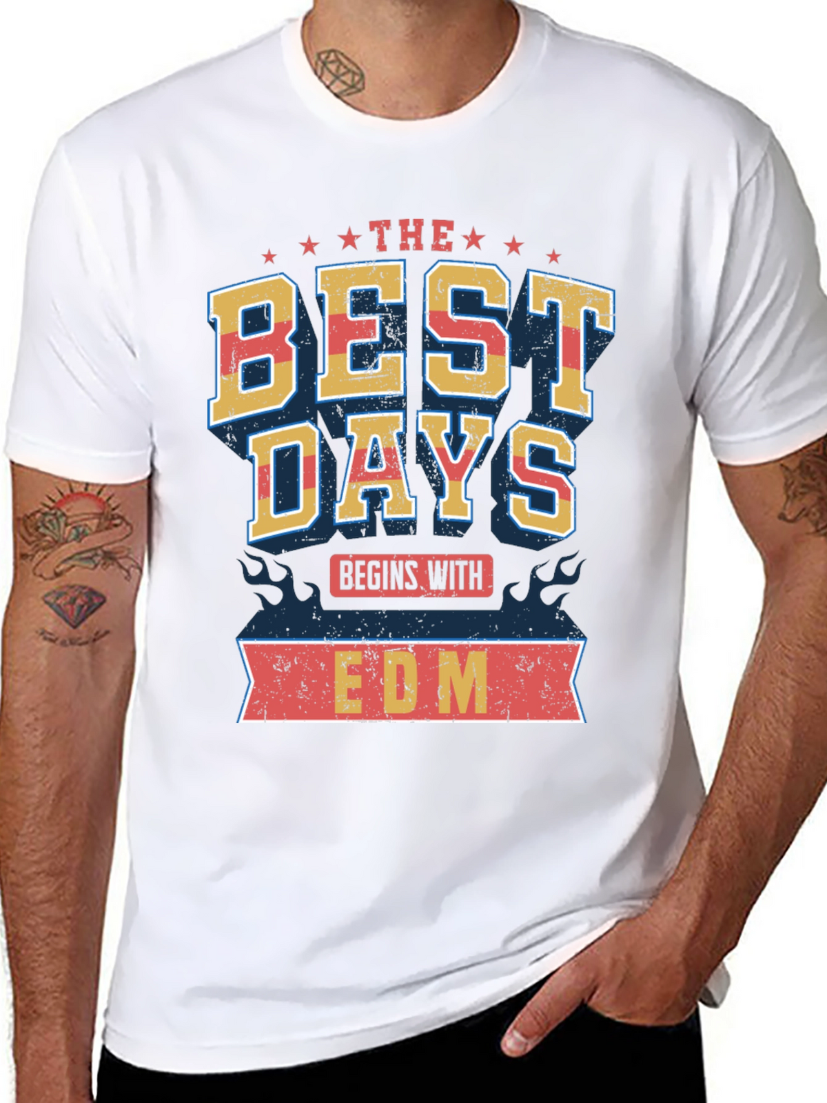 The Best Days Begin with EDM T-Shirt