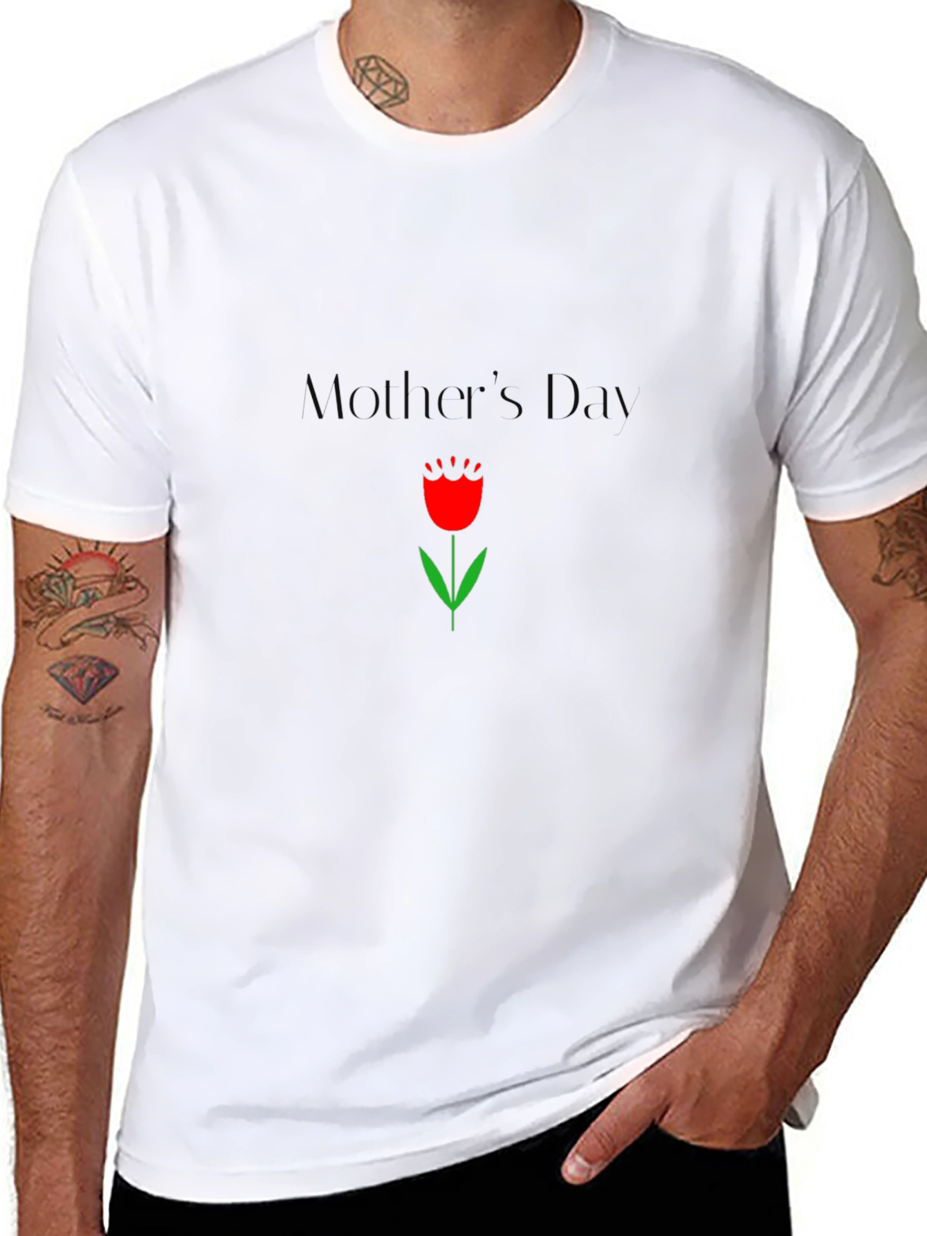 Mothers Day Tulip Graphic Tee