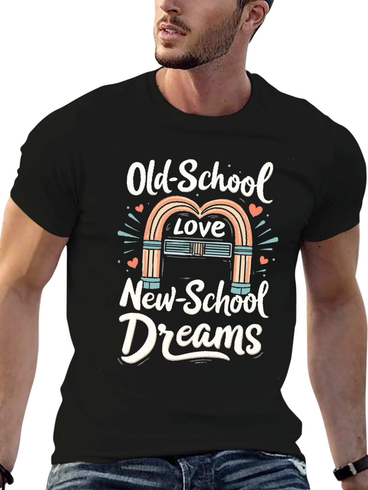 Old-School Love New-School Dreams Graphic Tee