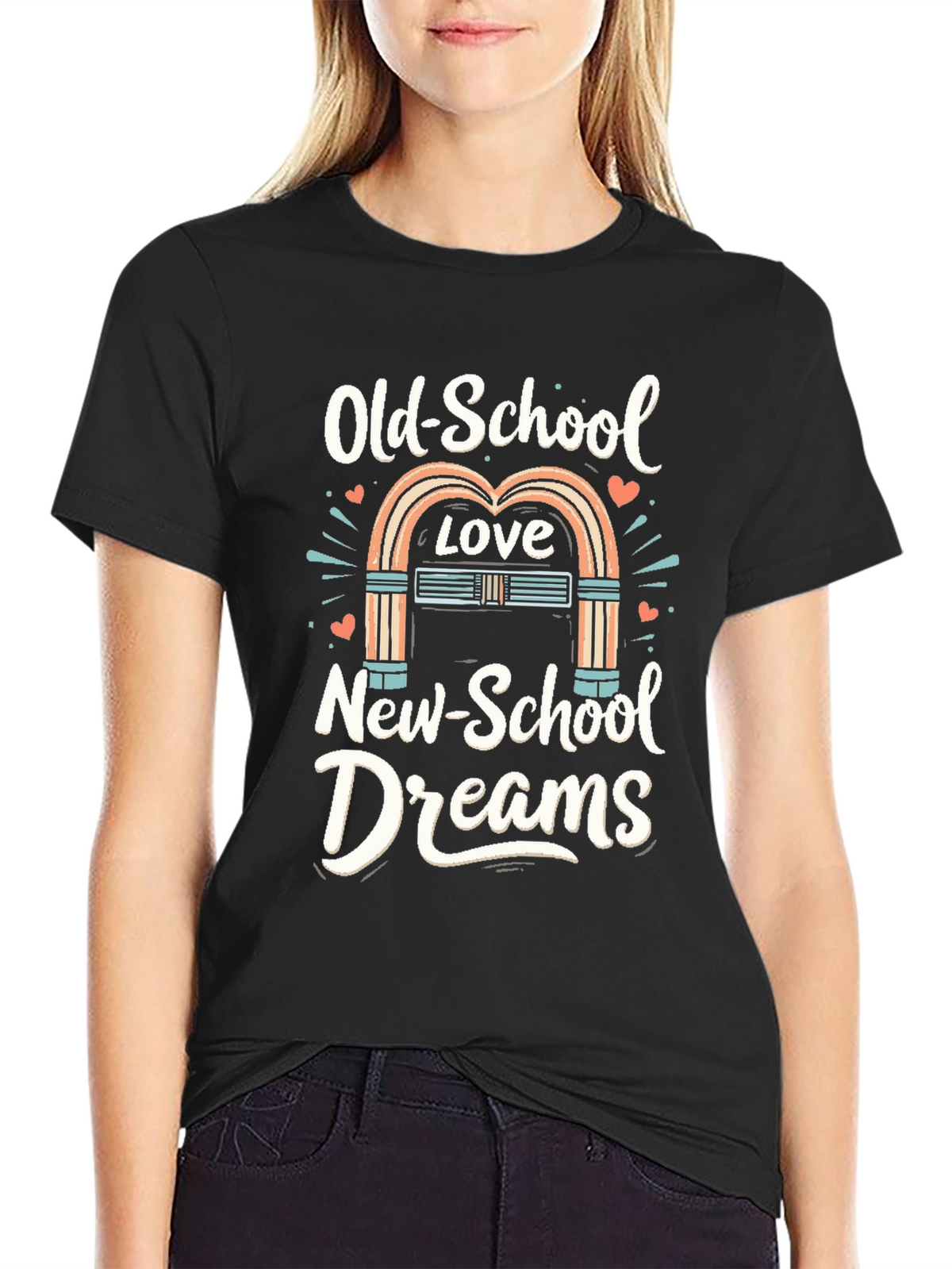 Old-School Love New-School Dreams Graphic Tee