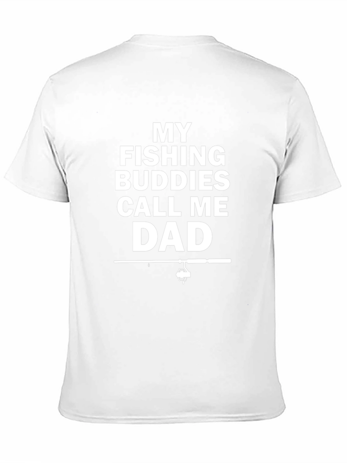 Fishing Buddies Dad T-Shirt - Black