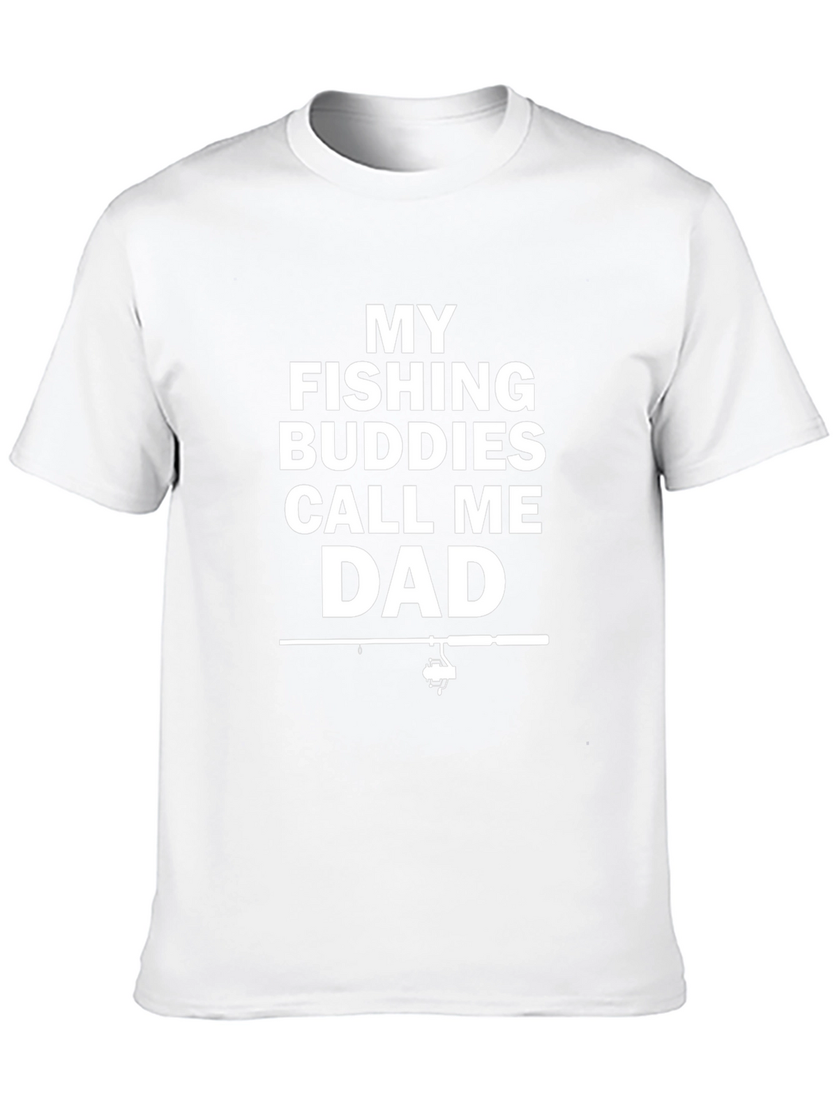 Fishing Buddies Dad T-Shirt - Black