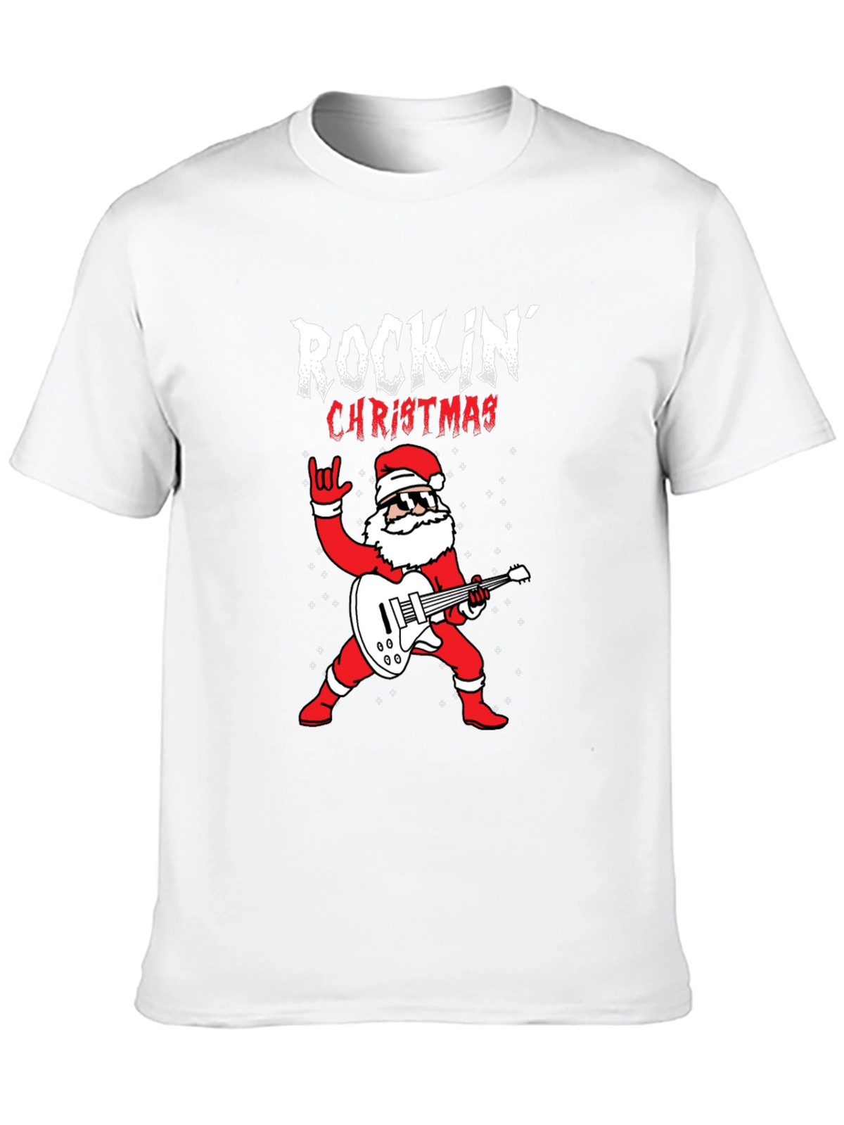 Rockin Christmas Santa T-Shirt