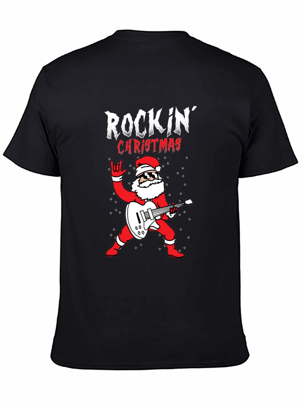 Rockin Christmas Santa T-Shirt