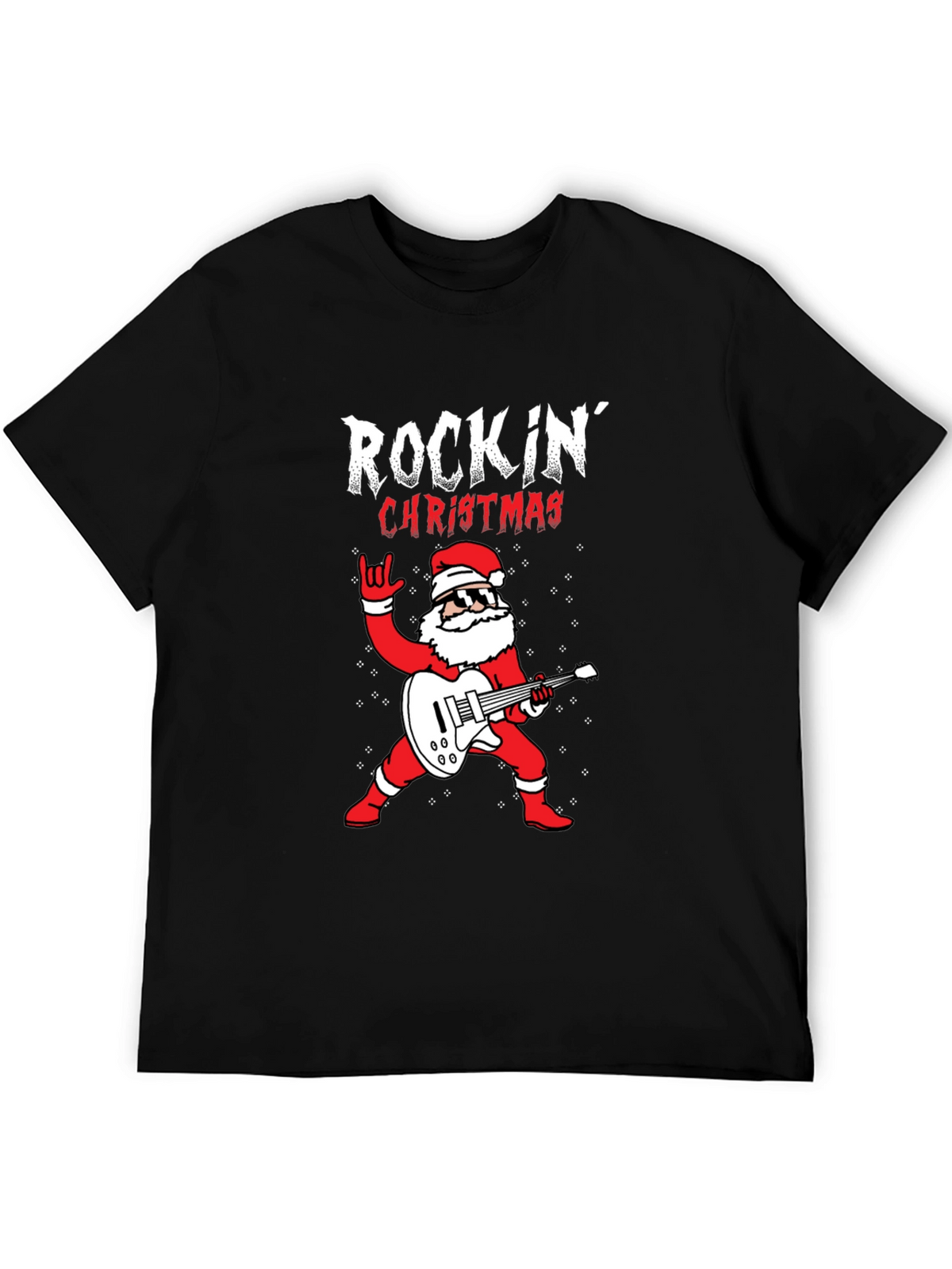Rockin Christmas Santa T-Shirt