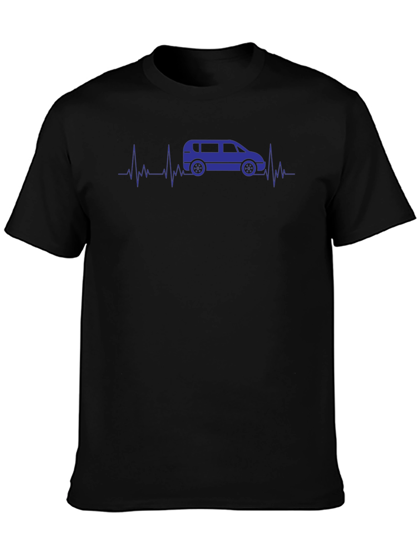 Van Life Heartbeat T-Shirt - Black