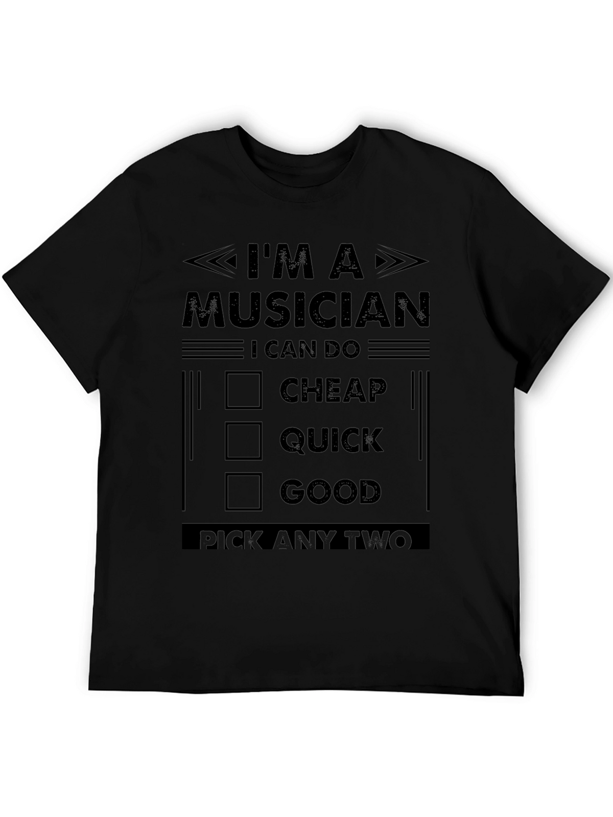 Musician Pick Two Funny T-Shirt