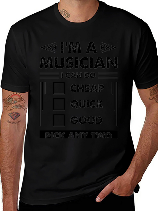 Musician Pick Two Funny T-Shirt