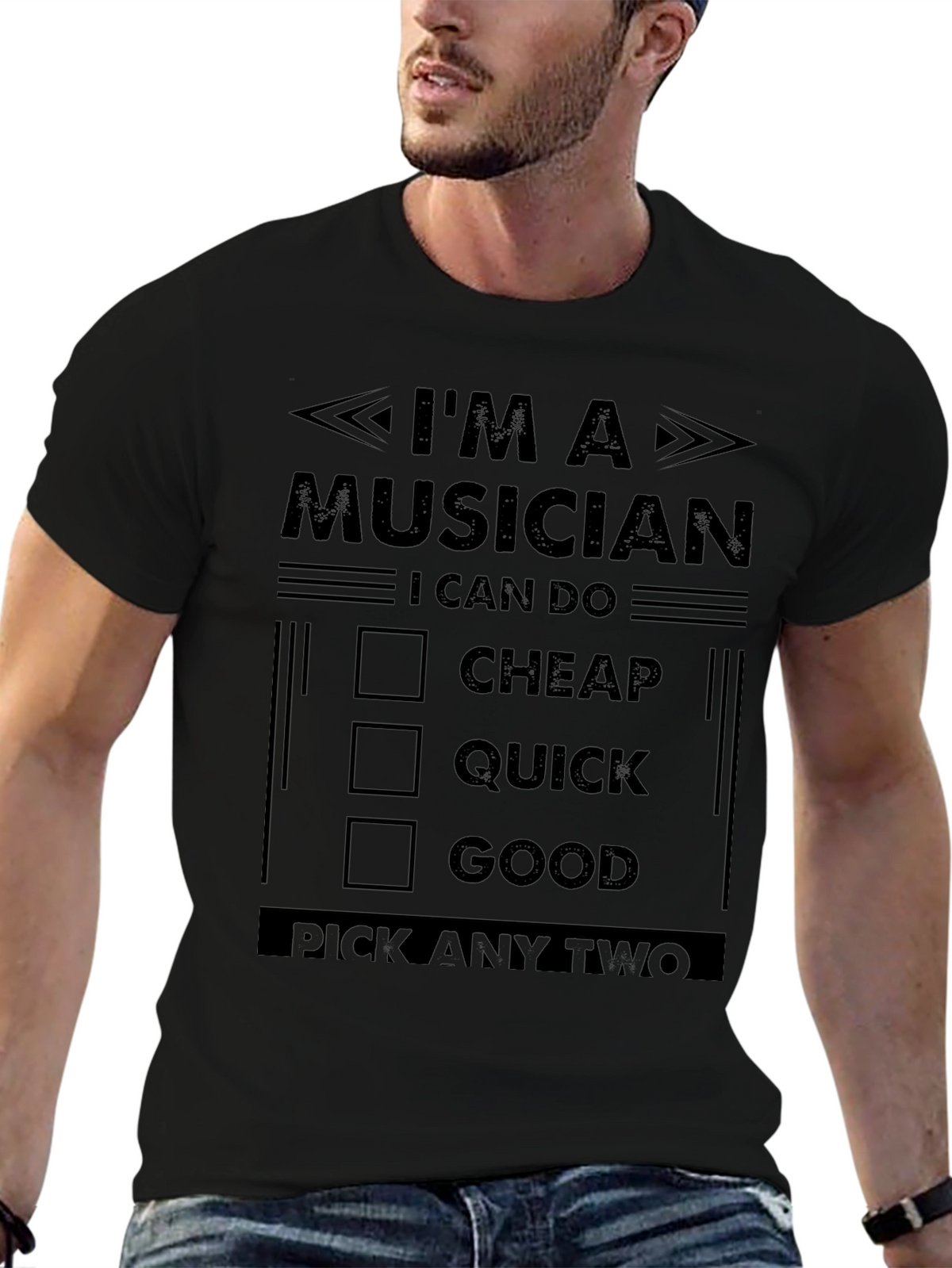 Musician Pick Two Funny T-Shirt