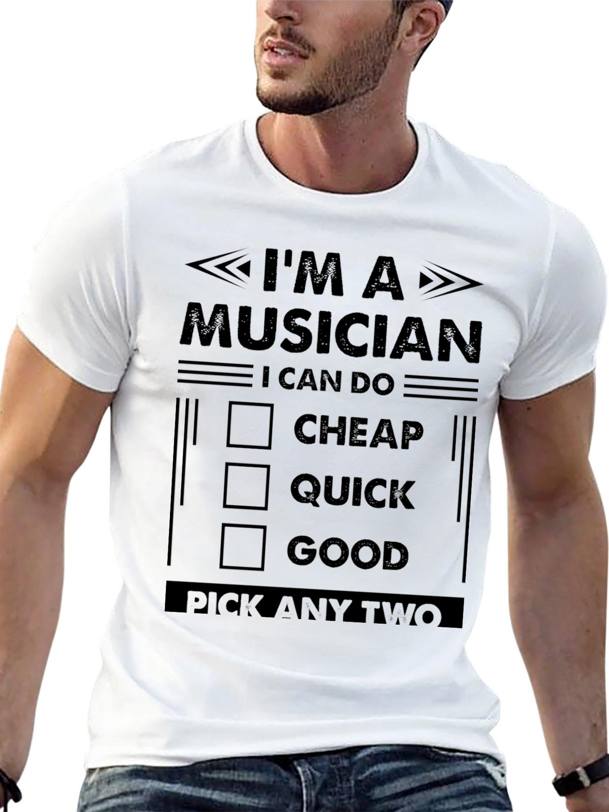 Musician Pick Two Funny T-Shirt